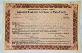 Stock Certificate