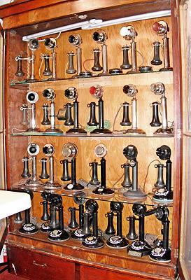 Candlestick Phones on Display at Phonemandave