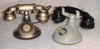 B1 Oxidized Silver and Original Gray Colored Desk Phones