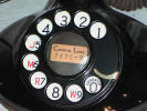 #4 dial and celluloid 149E party line dial face