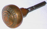Brass Doorknob with Stem